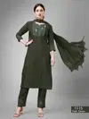 1113 Aradhna Cotton Blend Embroidery Kurti Bottom With Dupatta Wholesale Market 
